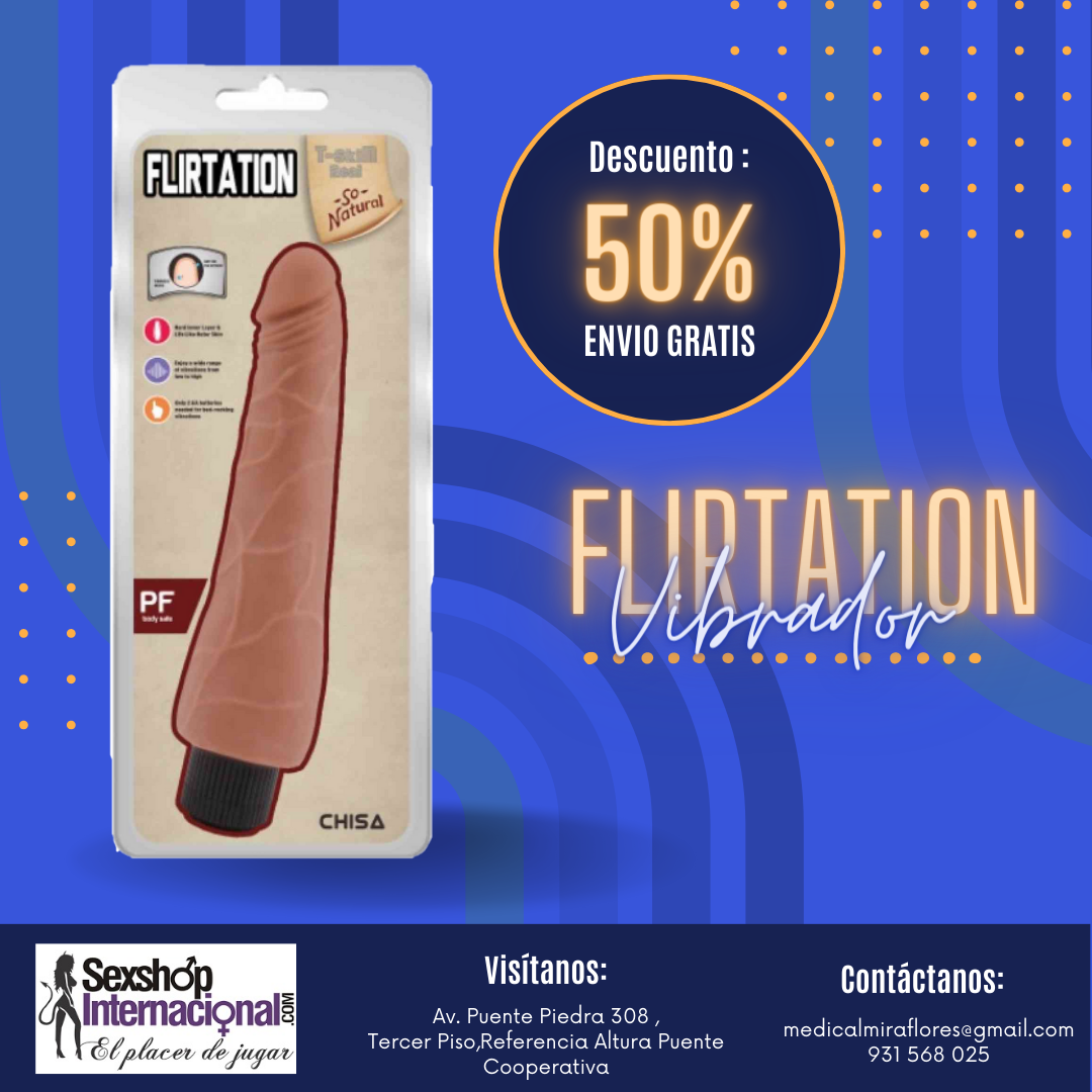 FLIRTATION VIBRADOR REAL ESTIMULANTE SEXSHOP PTE PIEDRA 931568025